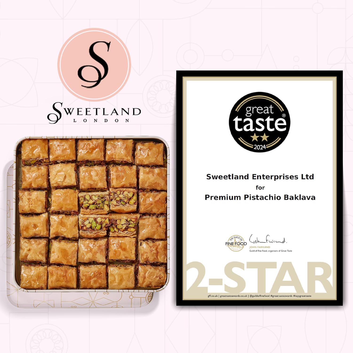 Award-winning Premium Pistachio Baklava - Great Taste 2024 - Image 6